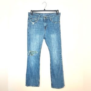 Mossimo Mens Bootcut Distressed Jeans - 30 x 32